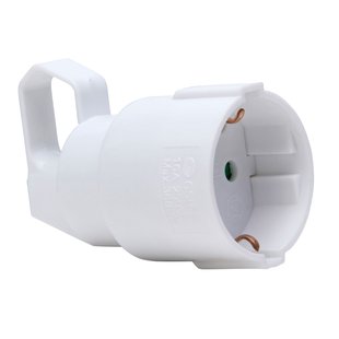 Kopp Contrastekker Randaarde + Uittrekoog Wit