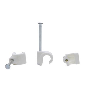 Kopp Spijkerclip 7-11mm Wit 100st.