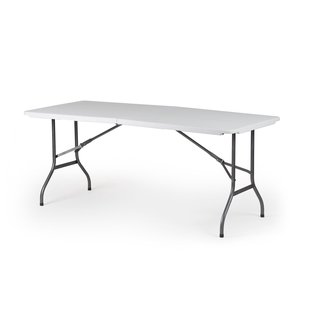 Central Park Tuintafel Party Inklapbaar 6 Personen Wit 180x75cm