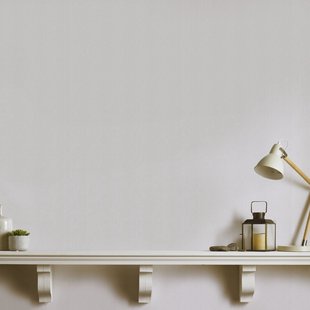 Decomode Vliesbehang Basic Cotton - Lichtgrijs - 10,05m X 52cm