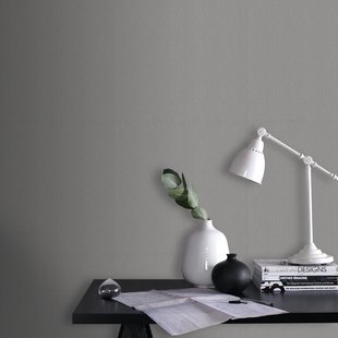 Decomode Vliesbehang Basic Cotton - Grijs - 10,05m X 52cm