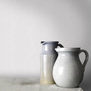 Sencys Vliesbehang Overschilderbaar Stitch - Wit - 10,00m X 52cm