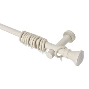 Intensions Complete Gordijnroede Kit Ø25mm Wit Gips 120cm