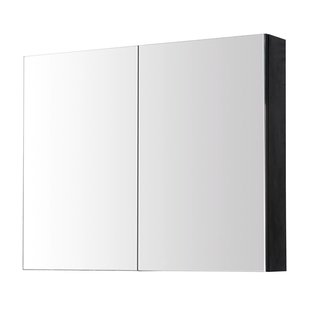 Aquazuro Spiegelkast Arezzo 100cm Mat Zwart