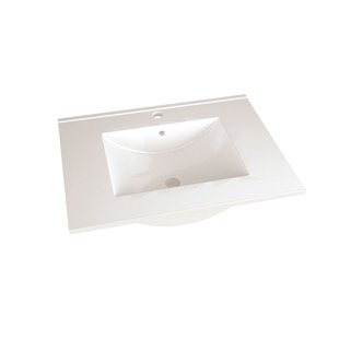 Ava Wastafel Zena Keramiek Wit 60cm