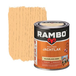 Rambo Pantser Jachtlak Transparant Hoogglans 0000 Kleurloos 0,75 Ltr