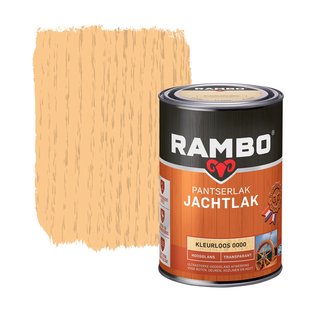 Rambo Pantser Jachtlak Transparant Hoogglans 0000 Kleurloos 1,25 Ltr