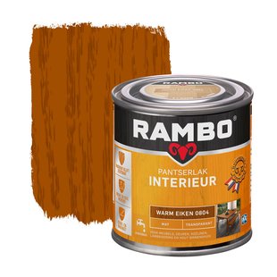 Rambo Pantserlak Interieur Transparant Mat 0804 Warmeiken 0,25 Ltr