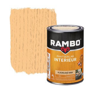 Rambo Pantserlak Interieur Transparant Mat 0000 Kleurloos 1,25 Ltr