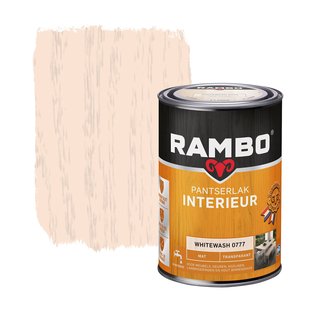 Rambo Pantserlak Interieur Transparant Mat 0777 Whitewash 1,25 Ltr