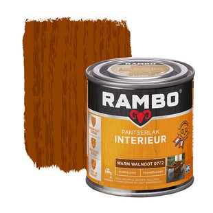 Rambo Pantserlak Interieur Zijdeglans 0772 Warmwalnoot 0,25 Ltr