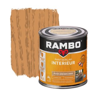 Rambo Pantserlak Interieur Transparant Zijdeglans 0805 Puurgrenen 0,25 Ltr