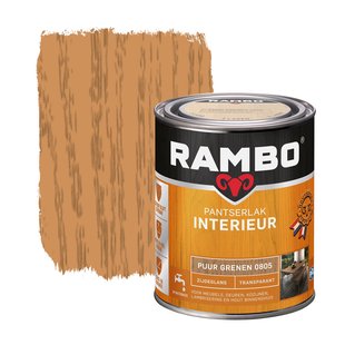 Rambo Pantserlak Interieur Transparant Zijdeglans 0805 Puurgrenen 0,75 Ltr