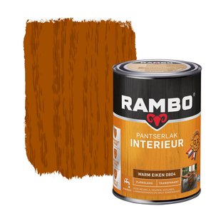 Rambo Pantserlak Interieur Transparant Zijdeglans 0804 Warmeiken 1,25l