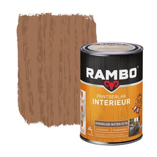 Rambo Pantserlak Interieur Transparant Zijdeglans 0778 Vergrijsdnoten 1,25 Ltr