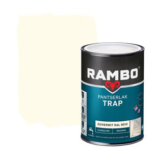 Rambo Pantserlak Trap Dekkend Zijdeglans Ral9010 1,25l