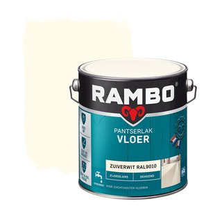 Rambo Pantserlak Vloer Dekkend Zijdeglans Ral9010 2,5l