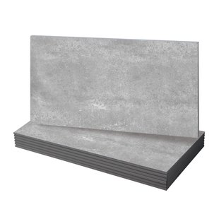 Natuursteenlook Tegel Concrete Grigio - Grijs - Mat - 30x60,3 Cm - 1,66 M²