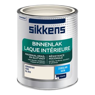 Sikkens Binnenlak Zijdeglans Ral 9010 0,75l