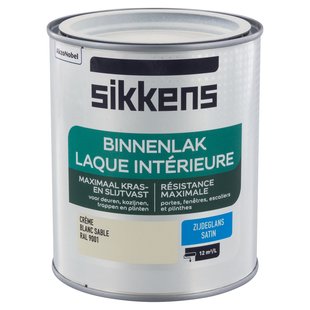 Sikkens Binnenlak Zijdeglans Ral 9001 0,75l