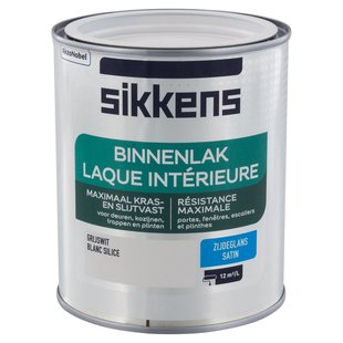 Sikkens Binnenlak Zijdeglans Grijswit 0,75l
