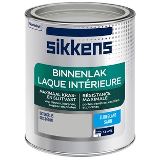 Sikkens Binnenlak Zijdeglans Betongrijs 0,75l