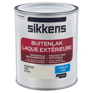 Sikkens Buitenlak Zijdeglans Ral 9010 0,75l