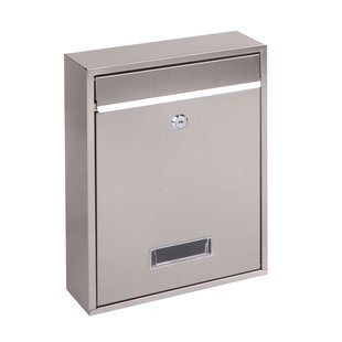 Sencys Wandbrievenbus - Staal - Inox - 25,7x34,8x8,7 Cm