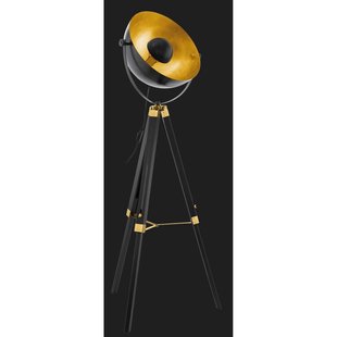 Eglo Vloerlamp Covaleda Zwart Messing ⌀55cm E27 60w