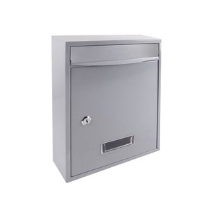 Sencys Wandbrievenbus - Staal - Grijs - 34x26x8,5 Cm