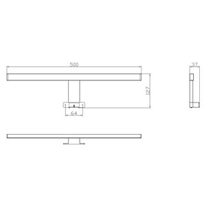 Aquavive Led-verlichting 50cm Zwart