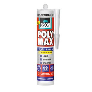 Bison Universele Montagelijm Poly Max High Tack Express Tr 300g