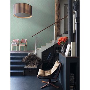 Fotobehang Vanilla Lime 14133 Tegelpatroon - Mint - Koper - 2,70m X 450cm