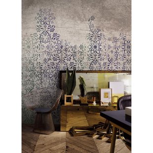 Fotobehang Marrokko 14164 - Greige - Blauw - Groen - 2,70m X 300cm