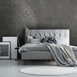 Vliesbehang Vanilla Lime 14203 - Antraciet - 2,70m X 450cm