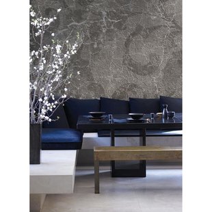 Fotobehang Craquelé Beton 14236 - Antraciet - 2,70m X 300cm