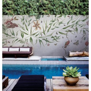 Fotobehang Vanilla Lime 14301 - Wit - Groen - 2,70m X 450cm