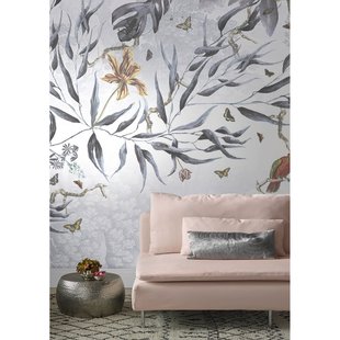 Fotobehang Vanilla Lime 14307 - Grijs - Wit - 2,70m X 450cm