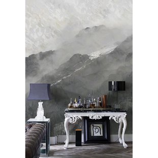 Vliesbehang Vanilla Lime 14317 Bergen - Antraciet - 2,70m X 450cm