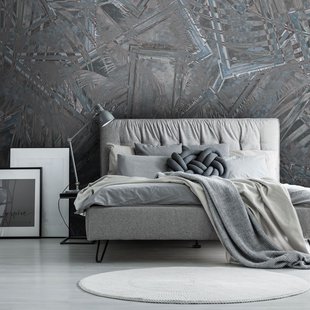 Vliesbehang Vanilla Lime 14343 - Grijs - Blauw - 2,70m X 450cm