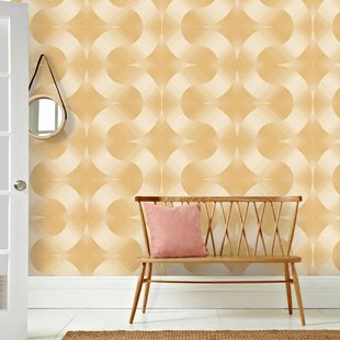 Fotobehang Seventies S711a4 - Bruin - Beige - 2,70 M X 186 Cm