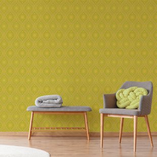 Fotobehang Seventies S714b9 - Groen - 2,70 M X 419 Cm