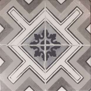 Vintage Tegel Perla - Wit Grijs - Geglazuurd - 22,5x22,5 Cm - 1,00 M²