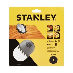Stanley Cirkelzaagblad Sta13255xj Tct/hm Ø160mm