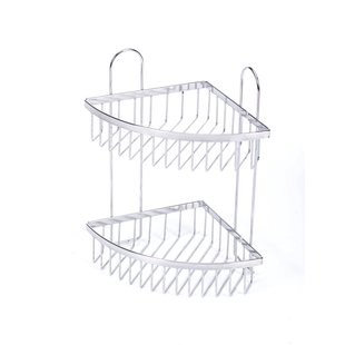 Aquavive Doucherek Driehoek Tweelaags Chroom