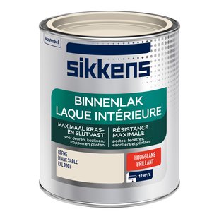 Sikkens Binnenlak Hoogglans Ral 9001 750ml