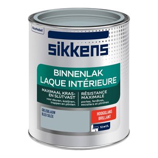 Sikkens Binnenlak Hoogglans Grijsblauw 750ml