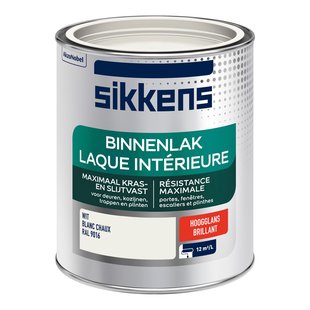 Sikkens Binnenlak Hoogglans Ral 9016 750ml