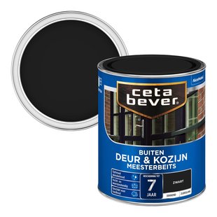 Cetabever Dekkend Meesterbeits Deur & Kozijn 250 Zwart 750 Ml