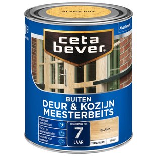 Cetabever Meesterbeits Transparant Deur & Kozijn Glans Blank 750ml